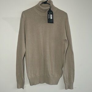 NEW Men's Brave Soul London Long Sleeve Cotton Turtleneck Sweater